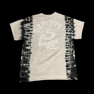 Keith Haring “RESIST”  tye dye Unisex T-Shirt